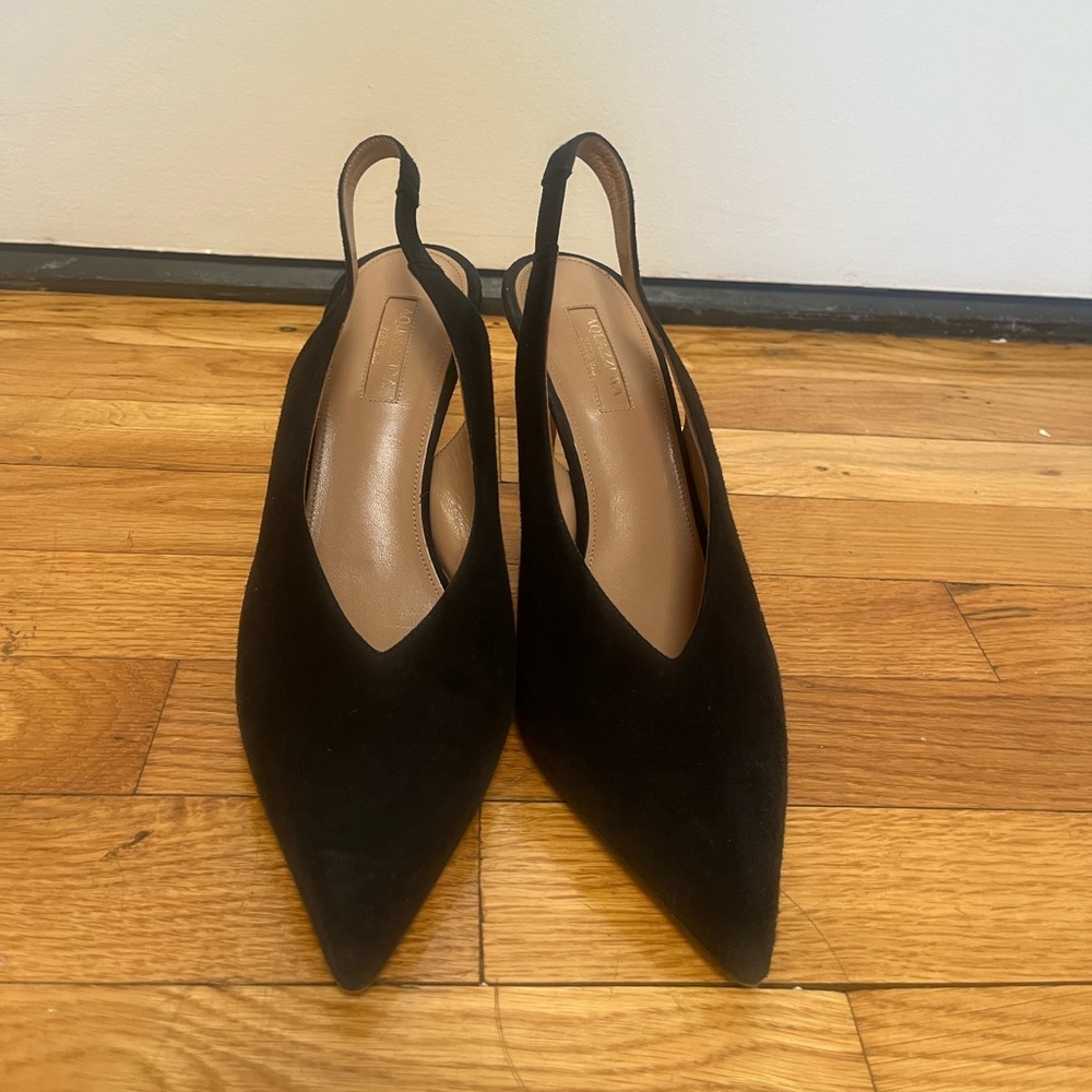 Aquazurra black suede pump 40 - Picture 4 of 7